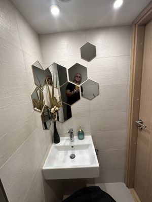 Lovely restroom   at Kringel in Tallinn