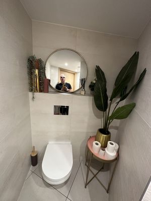 Lovely restroom   at Kringel in Tallinn