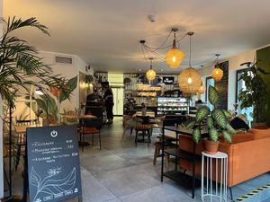 Cafe inside at Kringel in Tallinn