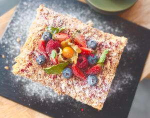 Napoleon cake at Kringel in Tallinn