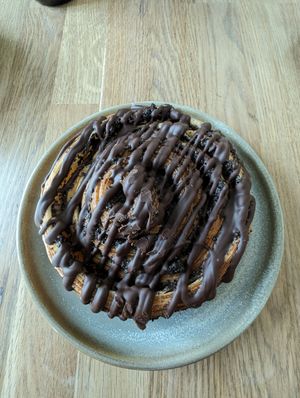 Poppy seed chocolate roll at Kringel in Tallinn
