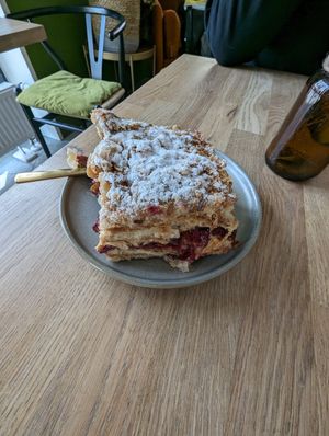 Napoleon cake at Kringel in Tallinn
