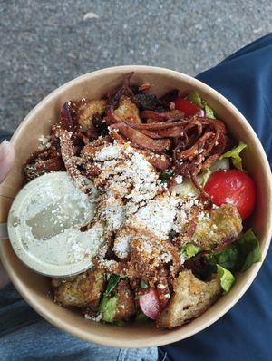 Cesear salad at Kringel in Tallinn