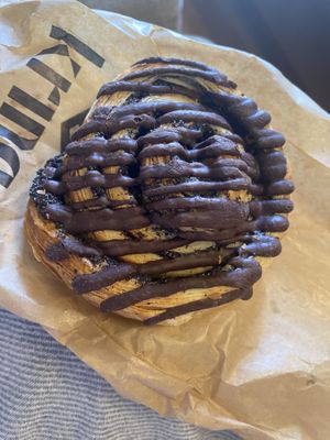 Chocolate & sesame pastry   at Kringel in Tallinn