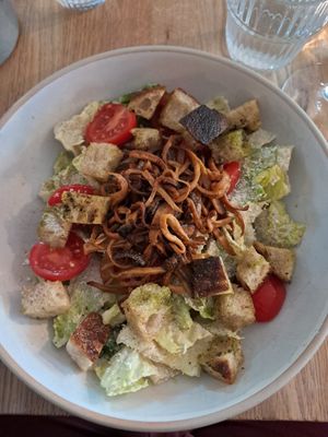 Ceasar salad at Kringel in Tallinn
