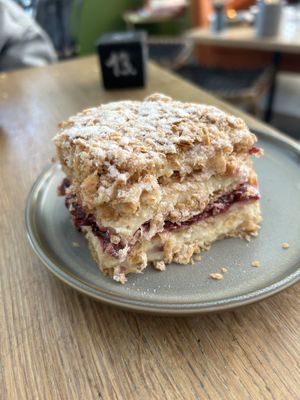 Napoleon cake  at Kringel in Tallinn