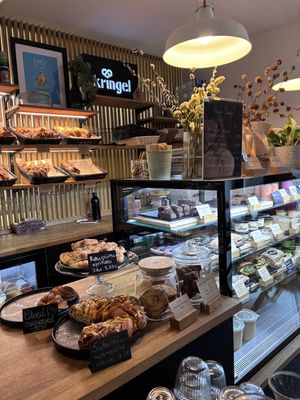 The selection of bakery products and ready meals is big  at Kringel in Tallinn