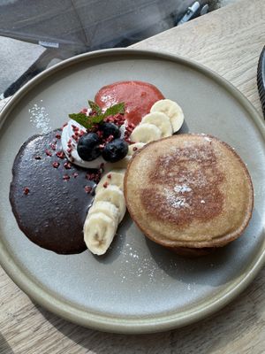 Buckwheat pancakes  at Kringel in Tallinn