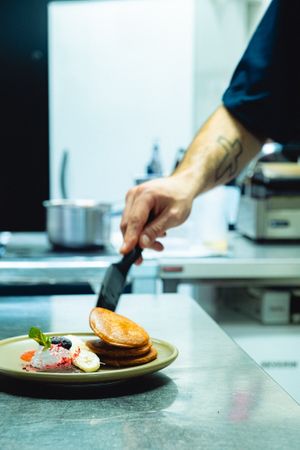 Allday breakfast - panckaes at Kringel in Tallinn