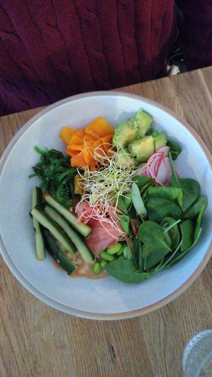 Vegan poké bowl at Kringel in Tallinn