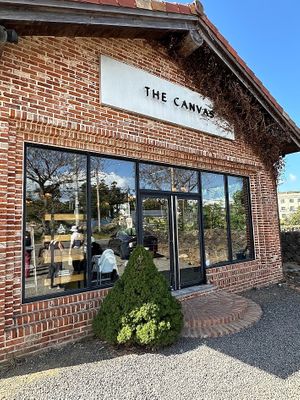outside of the restaurant at The Canvas in Jeju