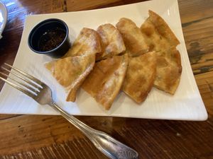 Scallion pancakes  at Rice Passions in Revere