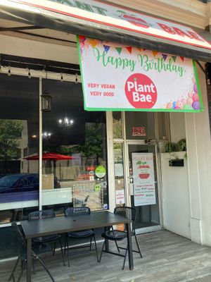 They have both inside and outside dining  at Plant Bae in Montgomery