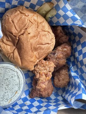 Spicy BAE and Call me BAE wings   at Plant Bae in Montgomery