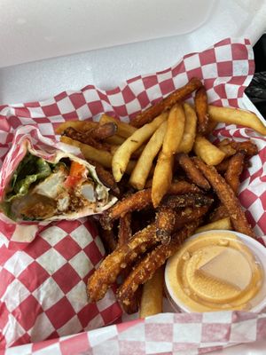 Cauliflower wrap   at Plant Bae in Montgomery