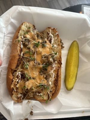 Philly cheese bae 10/10  at Plant Bae in Montgomery