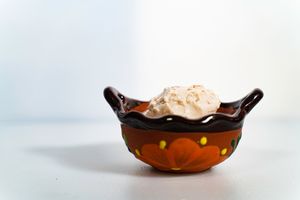 Bourbon Bae: Made from scratch, this vegan icecream is an amazing sweet treat. Real vanilla extract, coconut milk, and walnuts set this icecream apart. at Plant Bae in Montgomery