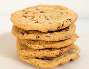 Cookie Fix: Two freshly made chocolate chip and walnut cookies at Plant Bae in Montgomery