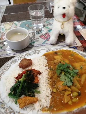 Makase Vegi Curry at WanoWa Cafe in Osaka