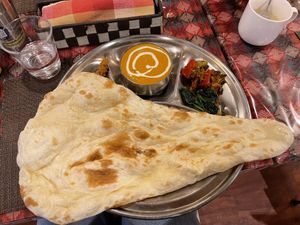 Vegetable Curry lunch special   at WanoWa Cafe in Osaka