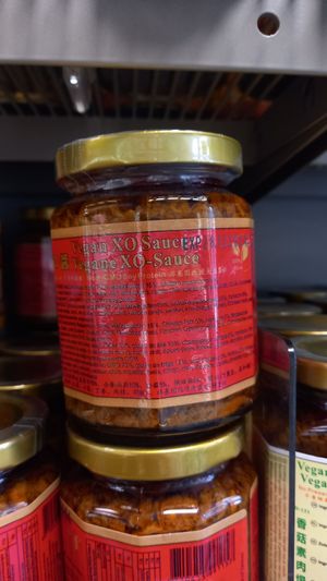 vegan xo sauce (tbh i don't know what this is) at Dun Yong  in Amsterdam