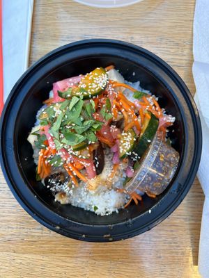 Korean House Bowl (without mayo, vegan) at PaperMill in Philadelphia