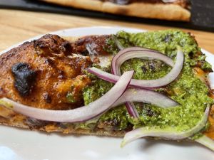 Slice of unicorn pizza  at Above Ground - Pop-up in Oakland