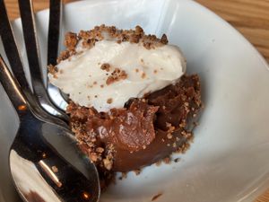 Chocolate mousse: dat mezcal pastry cream! at Above Ground - Pop-up in Oakland