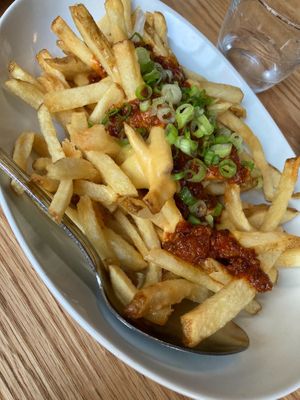 San Frandisco: chili cheese fries at Above Ground - Pop-up in Oakland