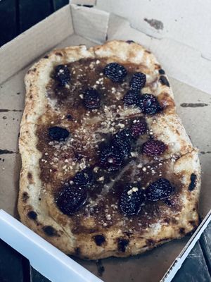 Blackberry pizza  at Above Ground - Pop-up in Oakland