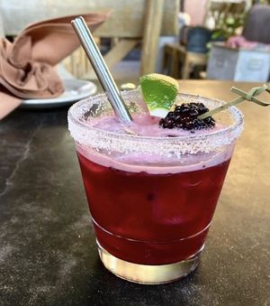 FULL BAR!! Leaves of Three-blackberry purée, mezcal, lime! at Above Ground - Pop-up in Oakland