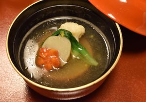 Soup at Matsumotoro Hotel in Gunma