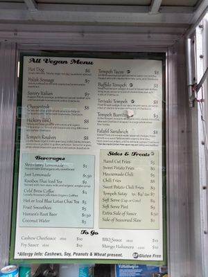 zoom in for prices at Viva! Vegetarian Grill - Food Cart in Eugene