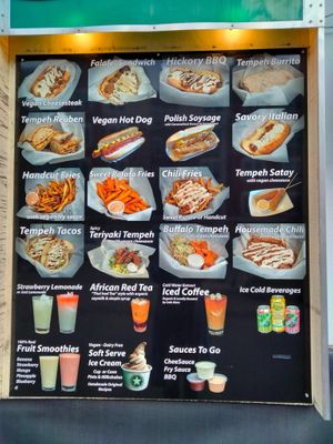 Full menu at Viva! Vegetarian Grill - Food Cart in Eugene