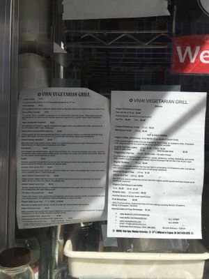 Counter at Viva! Vegetarian Grill - Food Cart in Eugene