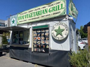 Out Front   at Viva! Vegetarian Grill - Food Cart in Eugene