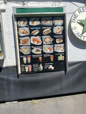 Menu Partial   at Viva! Vegetarian Grill - Food Cart in Eugene