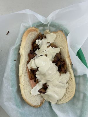 Philly cheesesteak  at Viva! Vegetarian Grill - Food Cart in Eugene