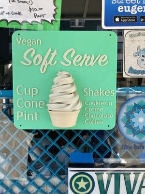  Vegan soft serve  at Viva! Vegetarian Grill - Food Cart in Eugene