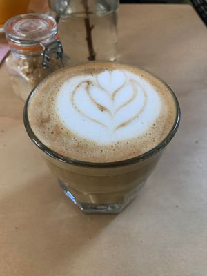 Oat latte at Tigershark Coffee in The Hague