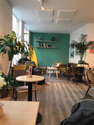 Cosy interior  at Tigershark Coffee in The Hague