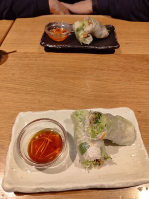 Vegane Sommerrollen at Hanoi September in Cologne