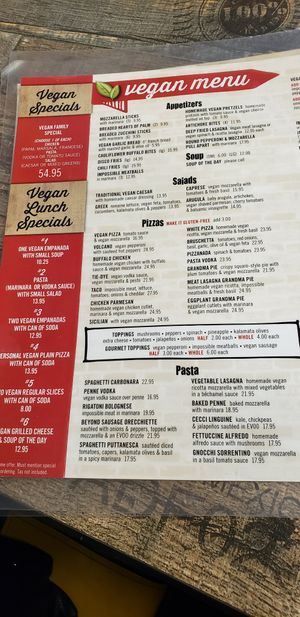 Specials at Pizzanada in Bloomfield