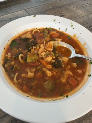 Soup of the day   at Pizzanada in Bloomfield