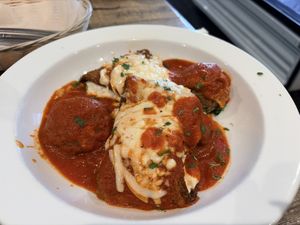Vegan eggplant rollatini  at Pizzanada in Bloomfield