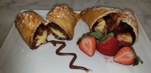 Vegan Nutella w/ Banana and Strawberry at Pizzanada in Bloomfield