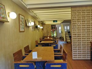 Restaurant interior (level 2) at Love Handle in Central Singapore