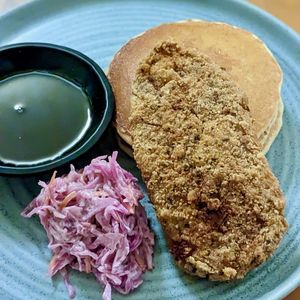 Chicken & Pancakes at Love Handle in Central Singapore