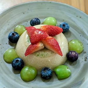 Oat Milk Pudding at Love Handle in Central Singapore