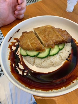 Chicken rice at Love Handle in Central Singapore